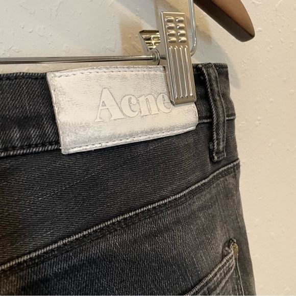 Acne Studios Max Cash Black Straight Leg Jeans - Picture 7 of 9